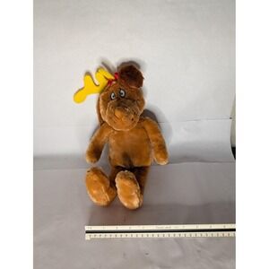 Kohl's Cares Max Dog Medium Plush Stuffed Toy Dr Seuss Christmas Brown Antler